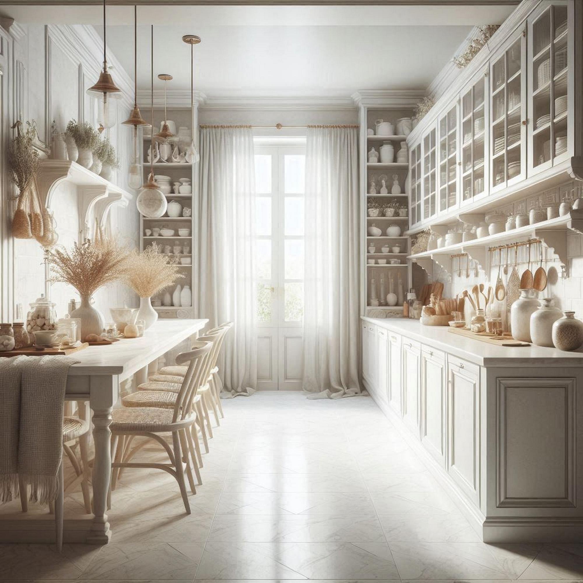Workshop kitchen doorway and natural light
